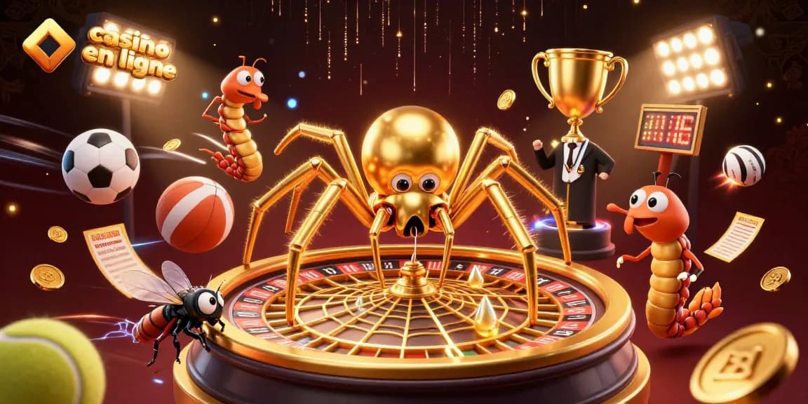 Casino en ligne : misez sur l'adrénaline et la chance avec cette scène dynamique.