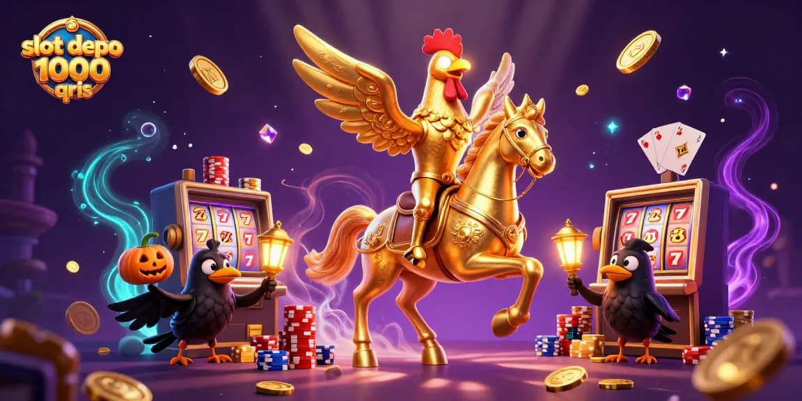 Menangkan permainan dengan slot depo 1000 qris, sambil menikmati suasana kasino yang penuh warna.