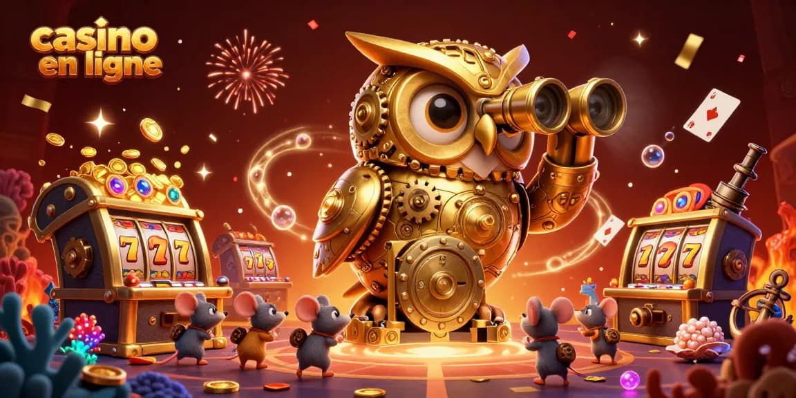 Plongez dans le monde des casinos en ligne avec cette illustration captivante et riche en détails.