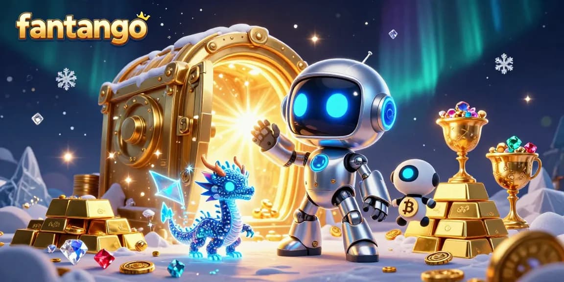 Experience thrilling fantango action with vibrant characters and shining treasures in a lively casino setting.