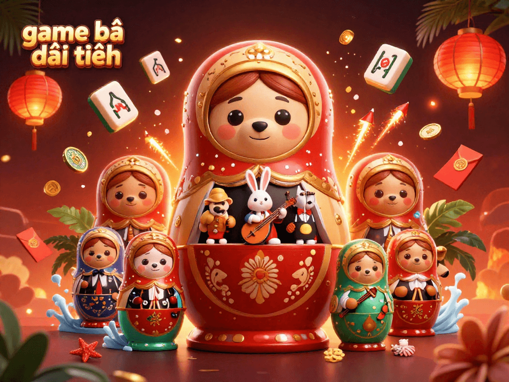 Experience thrilling gameplay with game bài đổi thưởng in this vibrant 3D casino illustration.