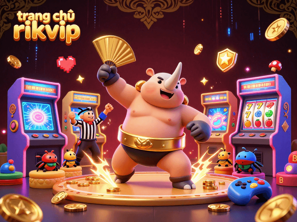 Experience the excitement of trang chủ rikvip with vibrant 3D characters and action-packed gaming elements!