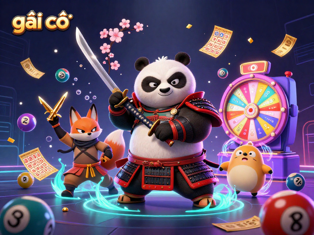 Gái gọi tham gia trò chơi xổ số với những quả bóng nhảy lên đầy màu sắc