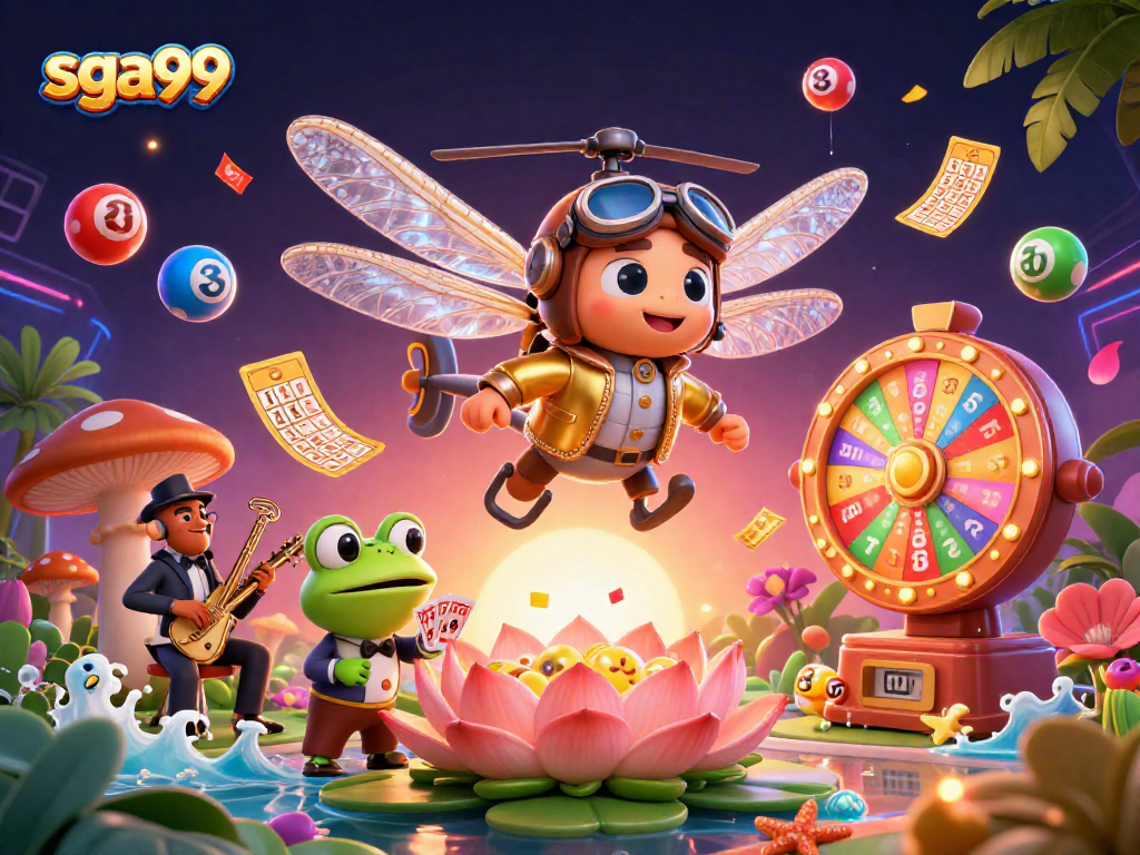Experience the vibrant world of sga99 with dynamic gambling activities and colorful game elements.