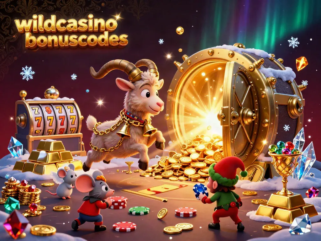Experience wildcasinobonuscodes as Krampus runs a spooky casino, filled with gleaming treasures and playful chaos.