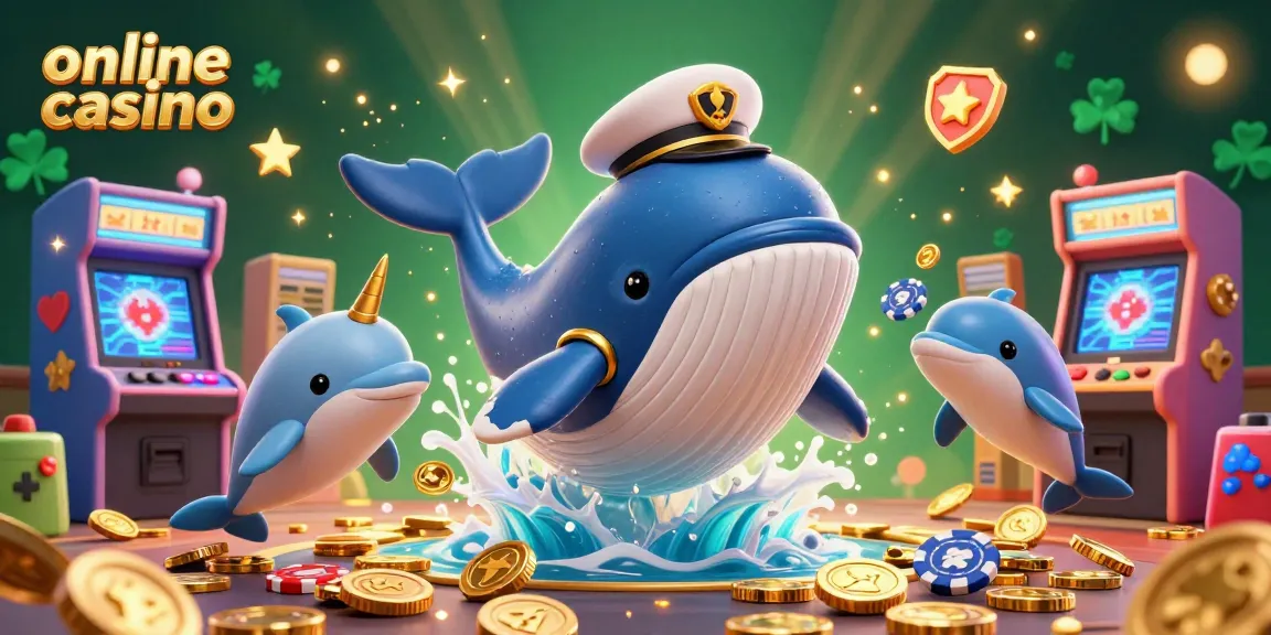 Scopri il tuo online casino preferito in un'immagine vivace di creature marine e giochi