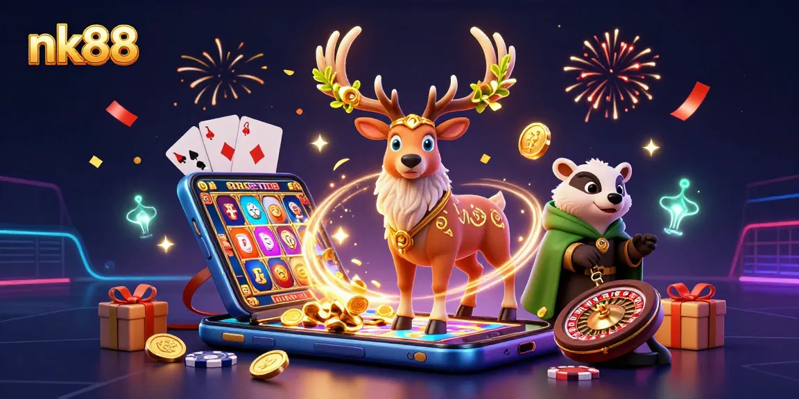 Experience nk88's vibrant casino action with enchanting characters and captivating games!