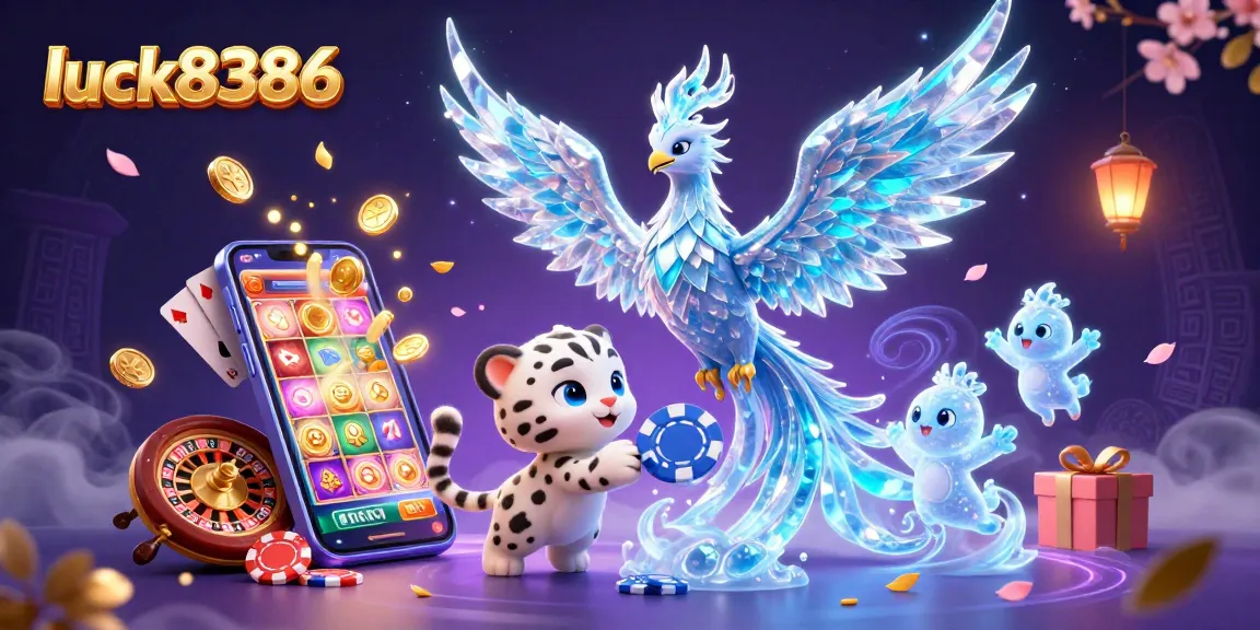 Engage with luck8386's captivating gaming experience featuring dynamic characters and immersive casino elements.