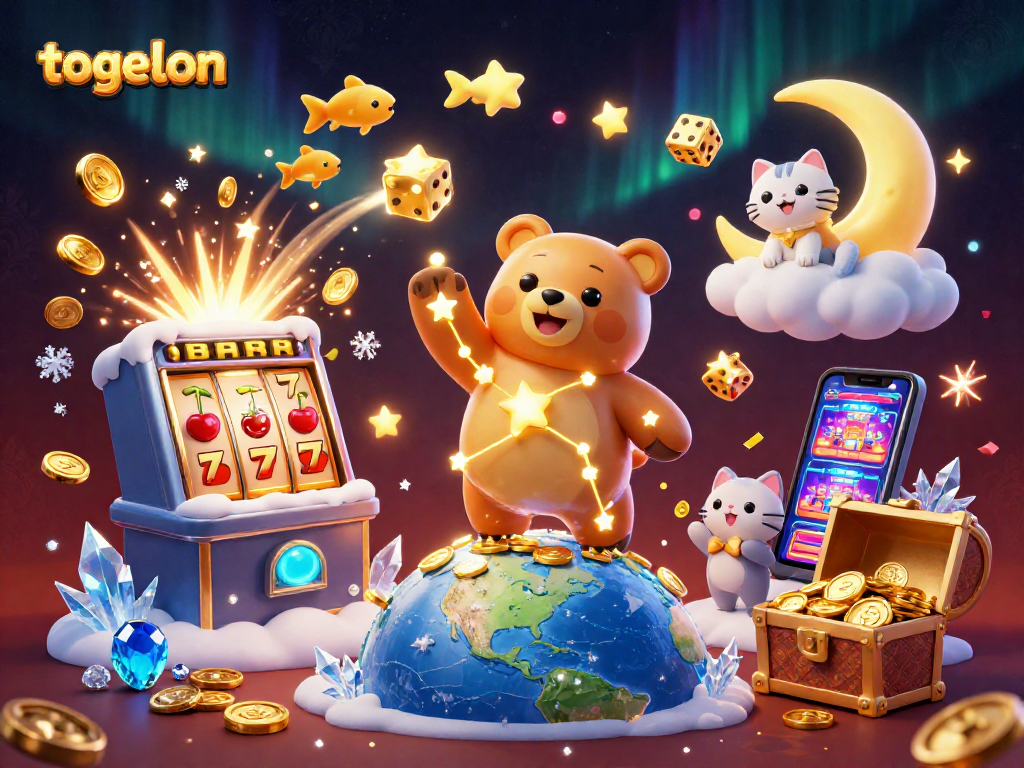 Bet on the latest togelon results as the constellation bear scoops coins from Earth.
