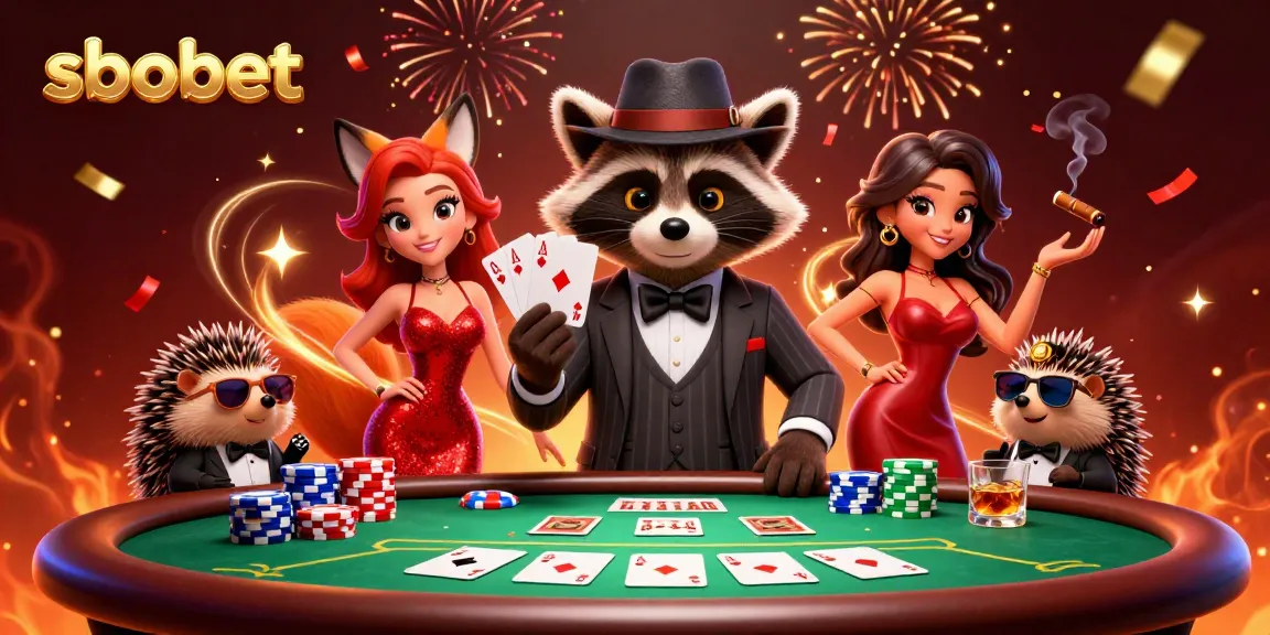 Experience sbobet betting excitement with dynamic poker action in a vibrant casino scene.