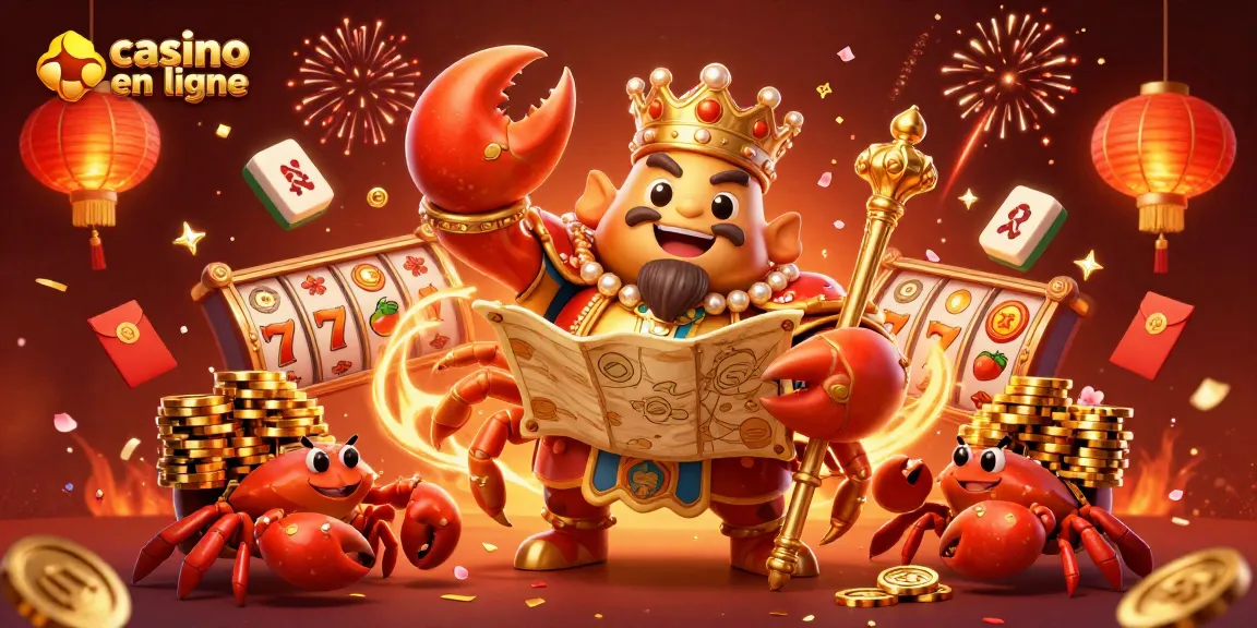 Vivez l'excitation des jeux de casino en ligne avec notre illustration 3D vibrante.