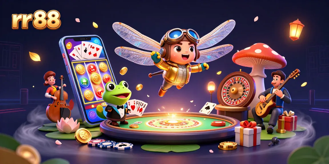 Engage in thrilling casino action with rr 88 featuring lively characters and vibrant game elements.