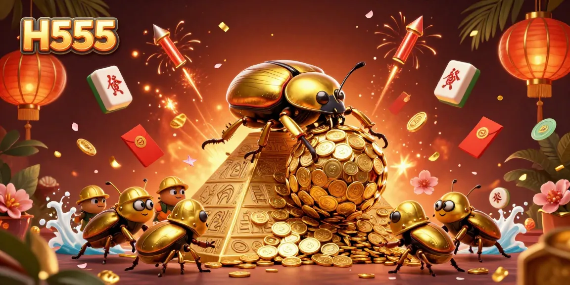 Experience thrilling gameplay with H555 in a vibrant, dynamic online casino scene.