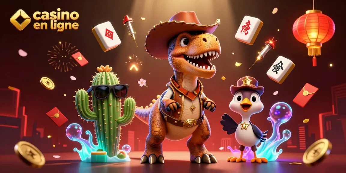 Le jeu captivant au casino en ligne réunissant des personnages emblématiques dans une ambiance festive.