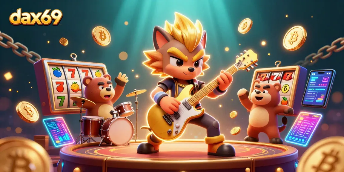 Permainan dax69 judi dengan slot dan simbol keberuntungan di kasino digital.