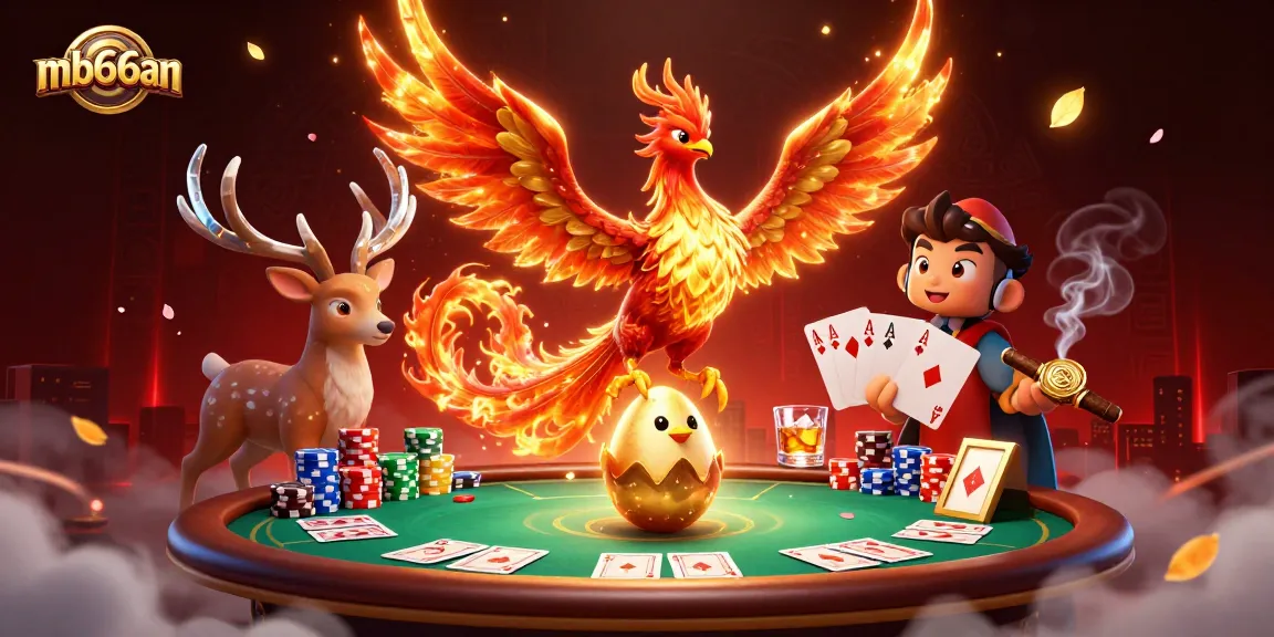 Experience thrilling gaming with mb66an in this vibrant, action-packed 3D casino scene.