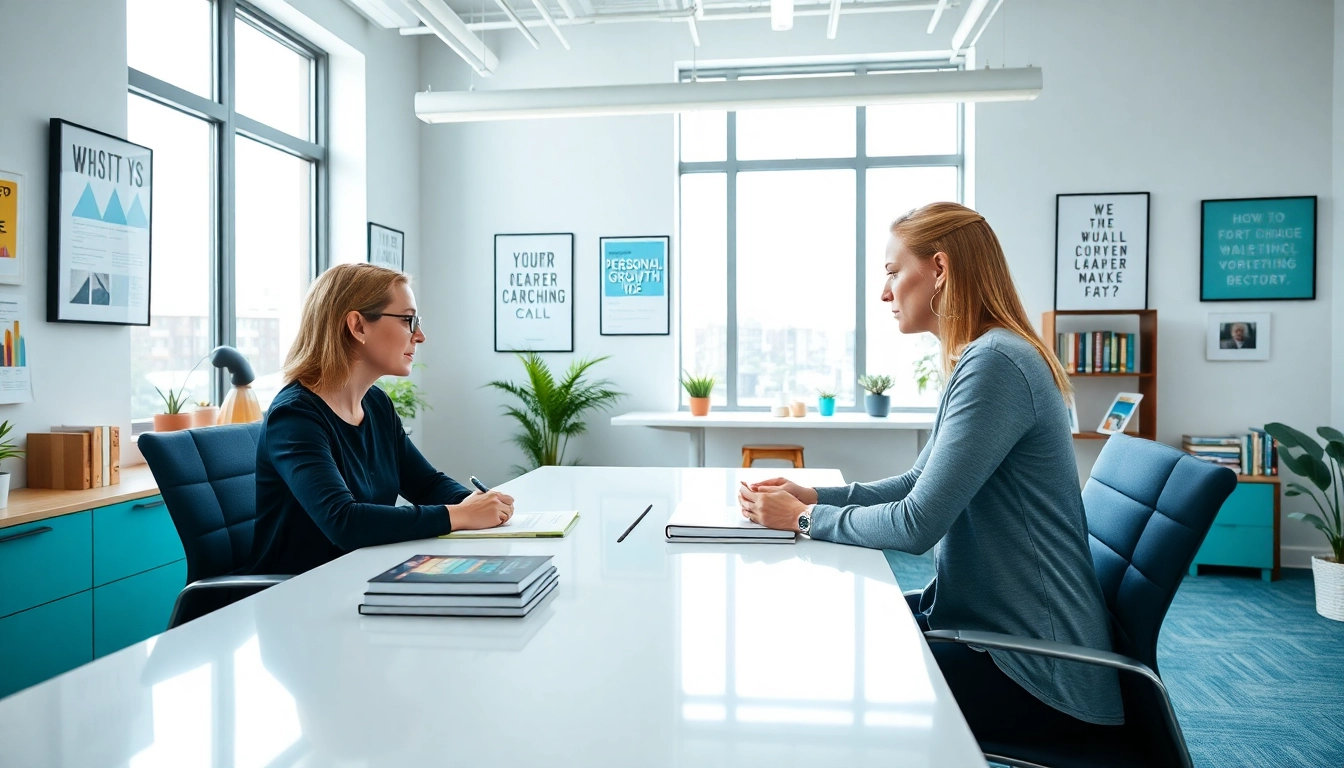 Engaging career coaching session showcasing personal growth and professional support. Career Coaching.
