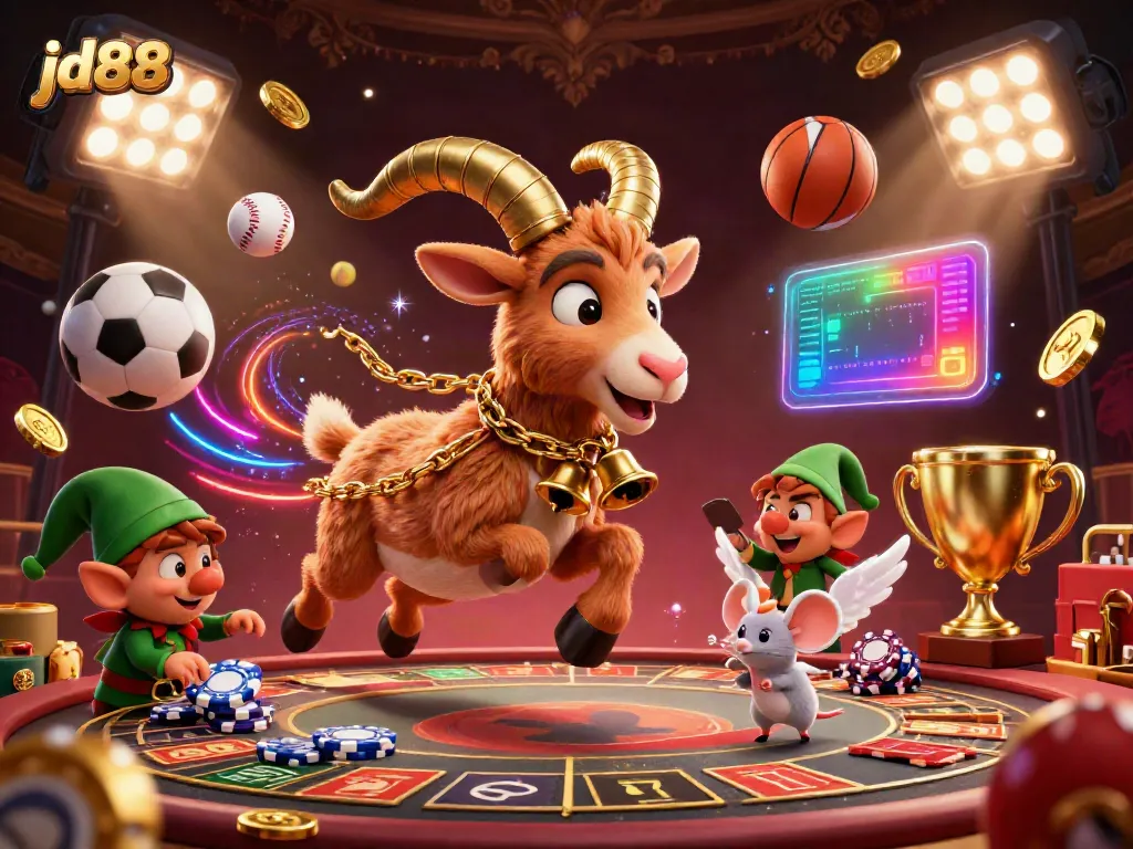 Experience JD88's vibrant gaming scene with characters and thrilling casino elements for fun.