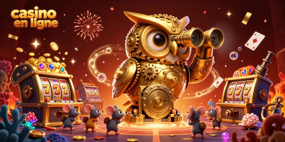 Plongez dans le monde des casinos en ligne avec cette illustration captivante et riche en détails.