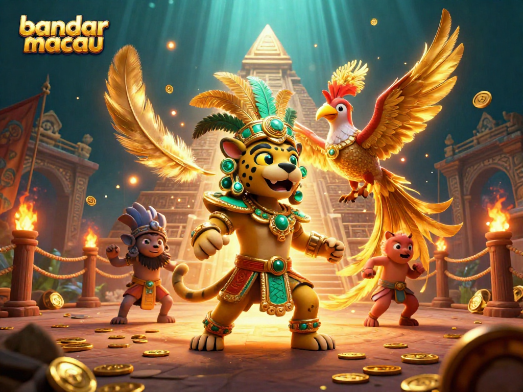 Engage in thrilling gameplay at bandar toto macau with dazzling 3D characters and vibrant casino elements.