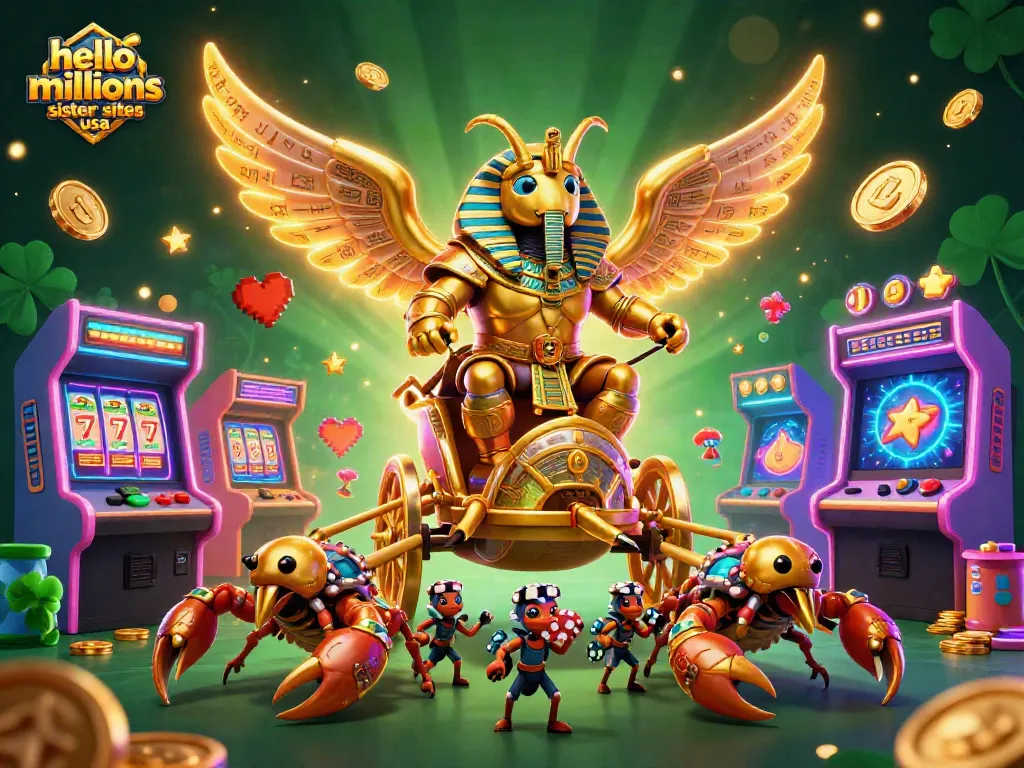 Play exciting slots and redeem prizes at hello millions sister sites usa with vibrant gaming aesthetics.