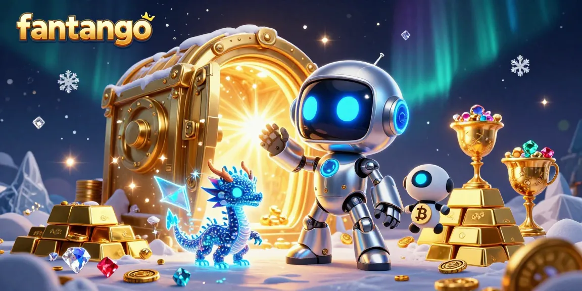 Experience thrilling fantango action with vibrant characters and shining treasures in a lively casino setting.