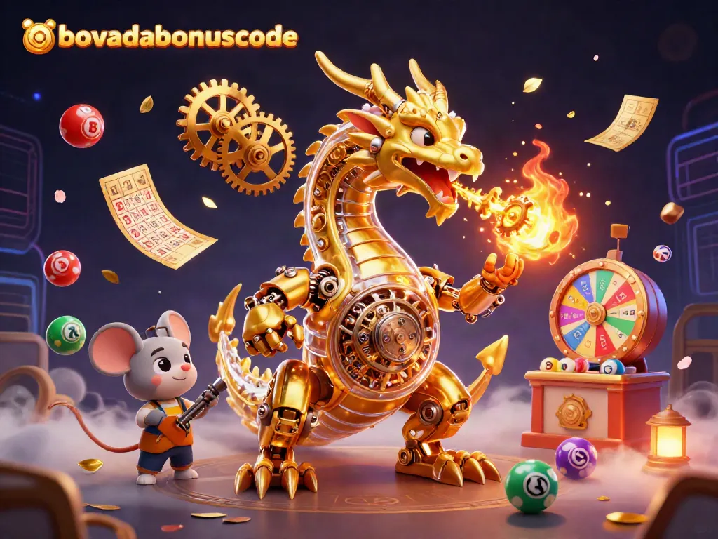 Engage with the vibrant world of bovadabonuscode as colorful lottery elements spring to life in an exciting 3D scene.