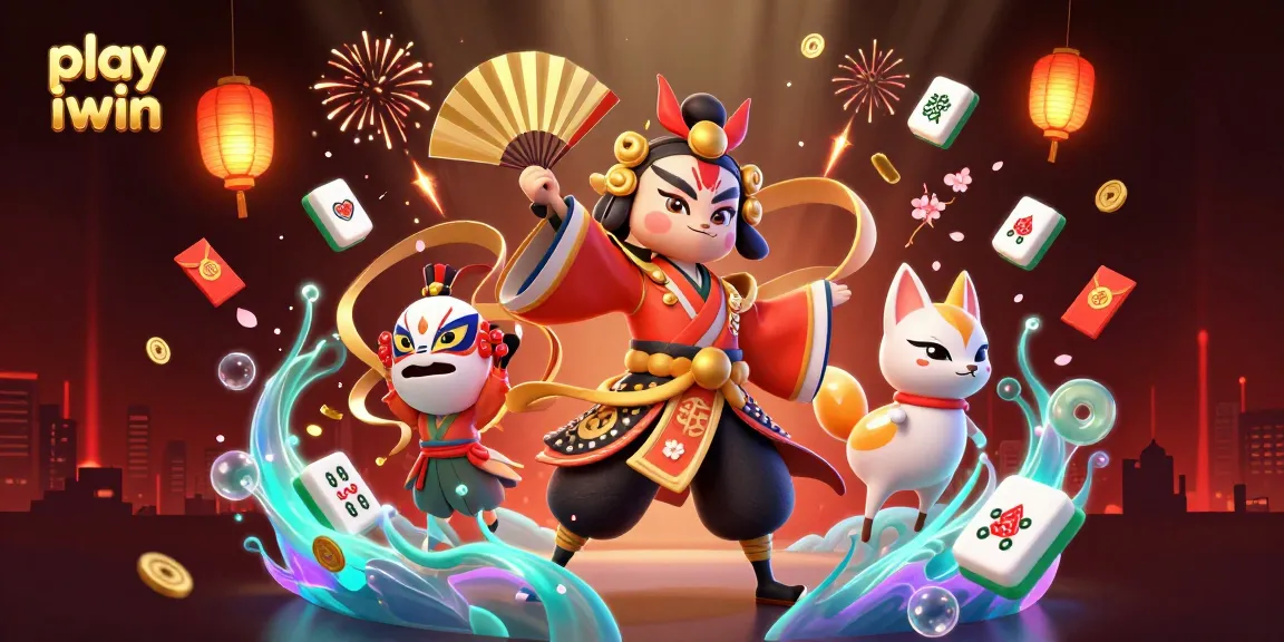 Engage in the excitement of play iwin with kabuki-themed casino elements and vibrant visuals.