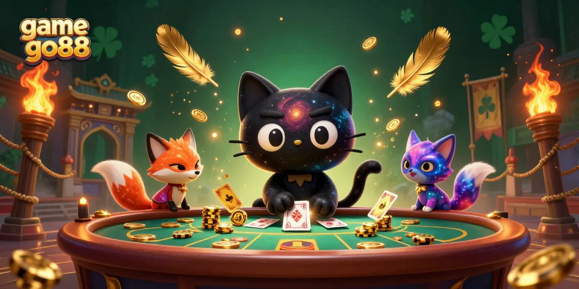 Engage with the thrilling experience of game go88 featuring a cosmic casino atmosphere with vibrant characters.