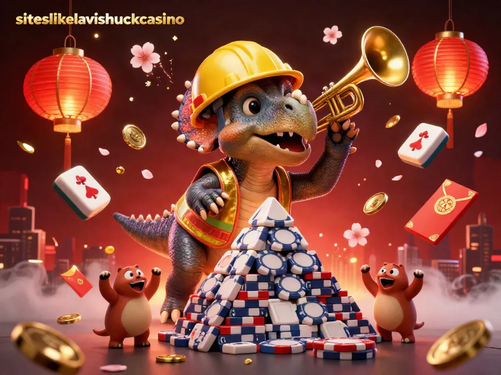 Engage with games at siteslikelavishluckcasino featuring festive 3D characters amid vibrant casino elements.