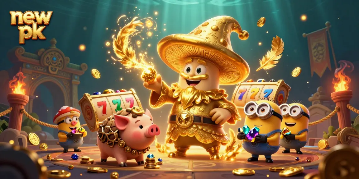 Experience thrilling gameplay at new pk with enchanting casino characters and vibrant gaming elements.
