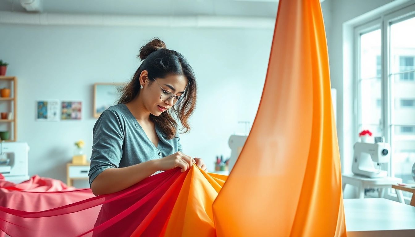 Maak prachtige kleding van kreukvrije stoffen met soepele texturen in deze naaiatelier.