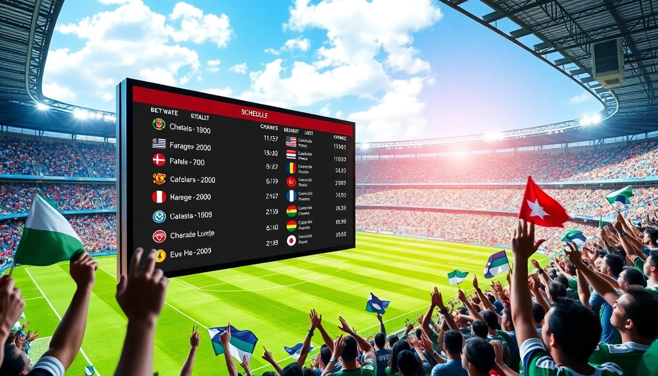 Jadwal bola Terbaru dan Paling Akurat di Tahun Ini