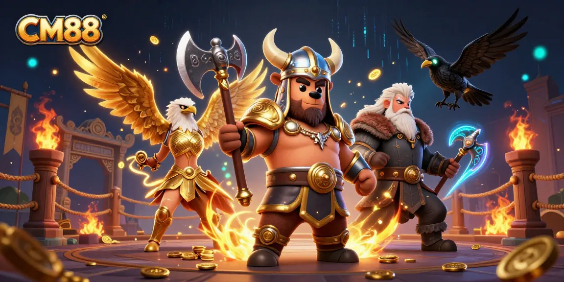 Experience thrilling gameplay with CM88 at a dynamic Viking casino arena