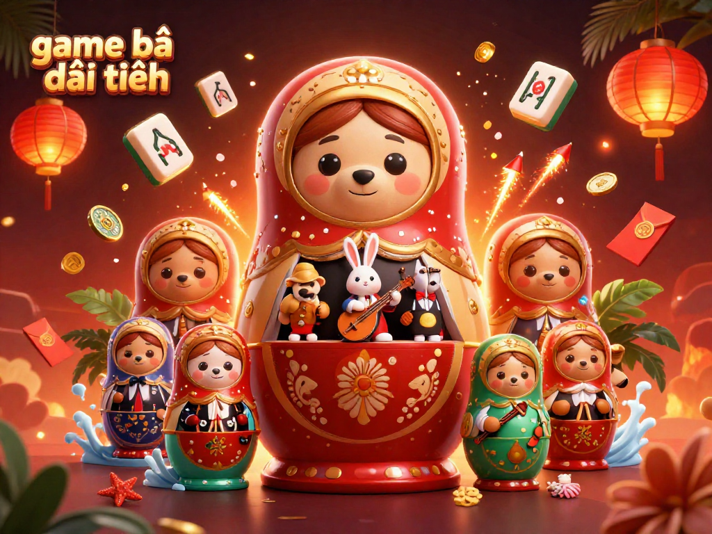 Experience thrilling gameplay with game bài đổi thưởng in this vibrant 3D casino illustration.