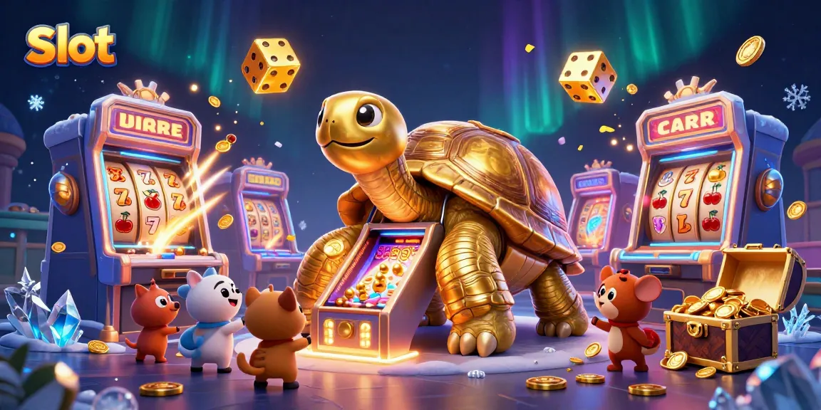 Mengguncang slot dengan simbol keberuntungan dalam ilustrasi kasino berwarna-warni yang kaya dan menarik.