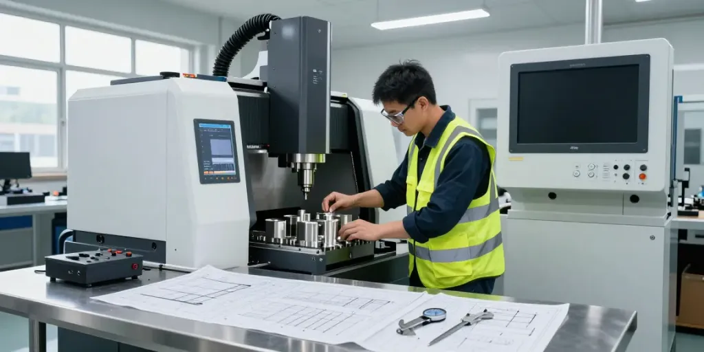 cnc stainless steel parts suppliers showcase precision machining services in a modern workshop