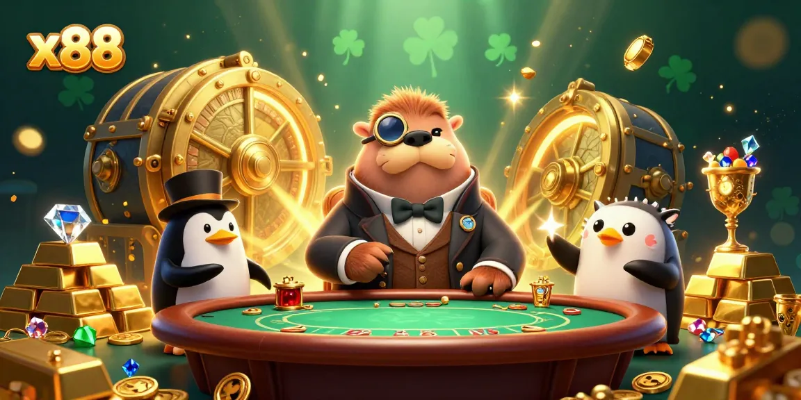 x88 players enjoy underwater poker with vibrant treasures and glowing gems