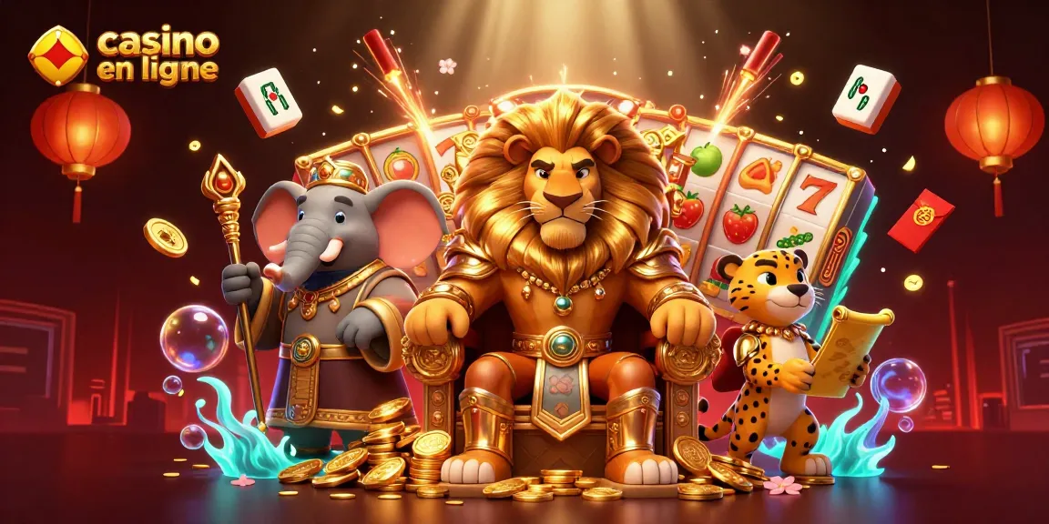Décrochez des gains au casino en ligne avec le roi lion, l'éléphant et le guépard !