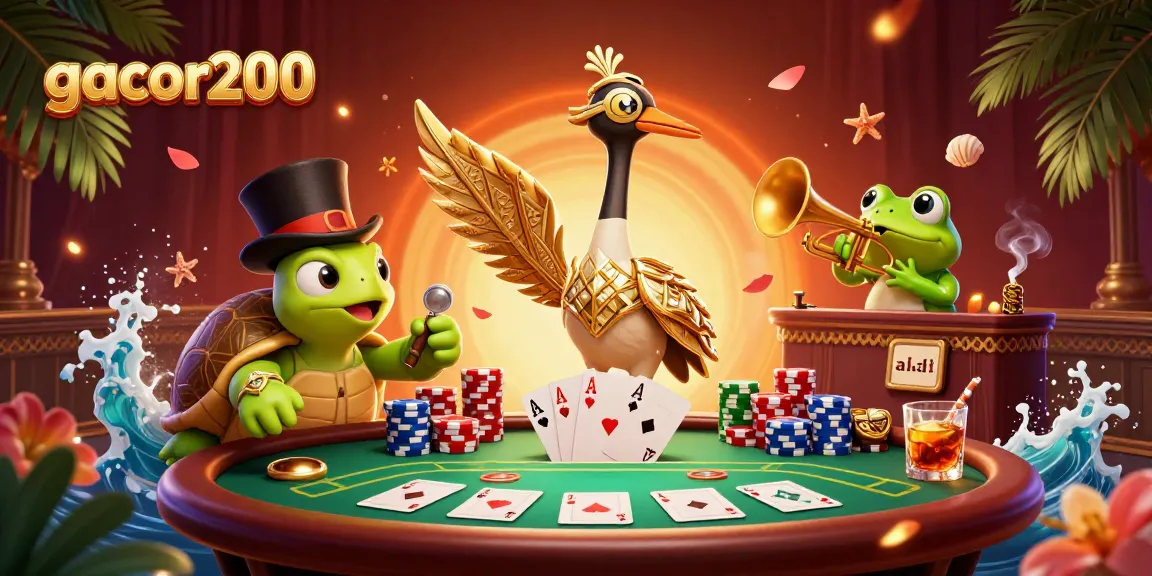 Raih kemenangan besar di gacor200 dengan permainan slot dan kartu yang menarik.