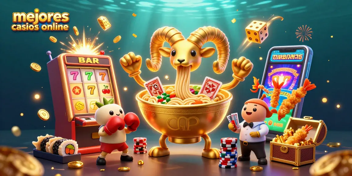 Conoce los mejores casinos online mientras disfrutas de un emocionante homenaje con un bol de ramen dorado.