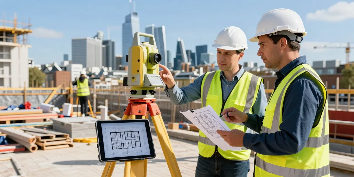Surveyors conducting precise building surveys in London, showcasing expertise in existing structures.