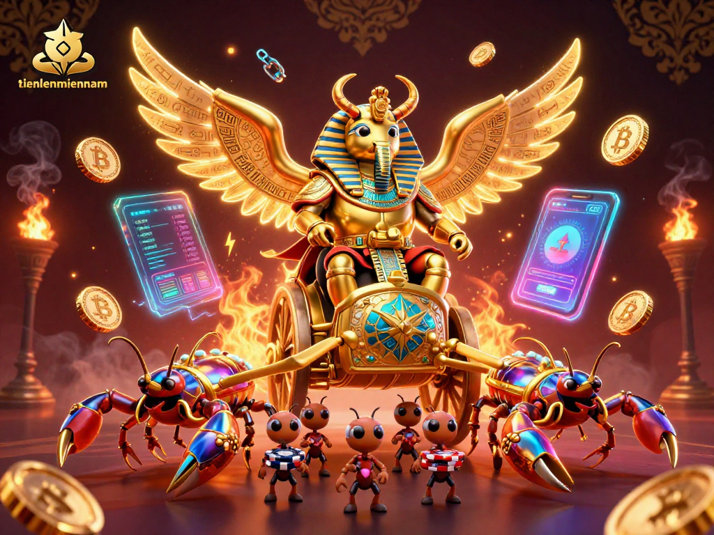 Engage in thrilling gameplay at tiemlenmiennam with a dynamic 3D scene featuring luxurious casino elements.
