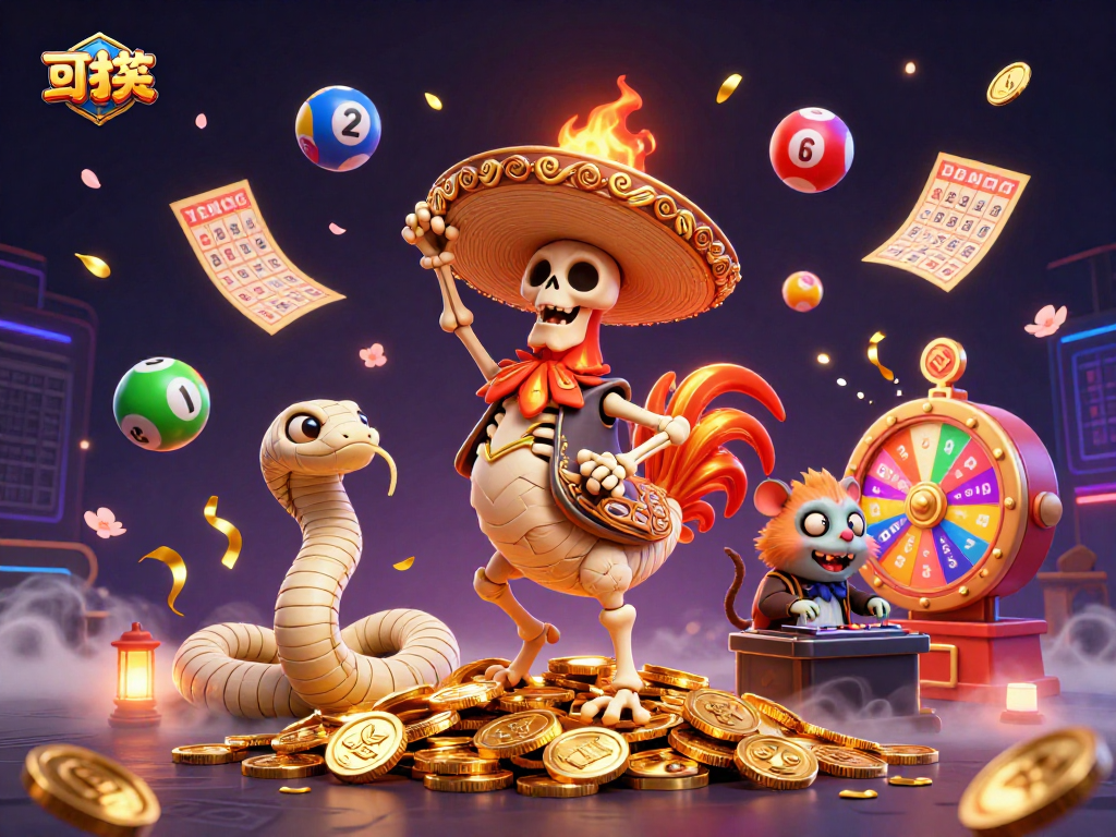 Win big in exciting lottery games with vibrant characters, golden coins, and dynamic action