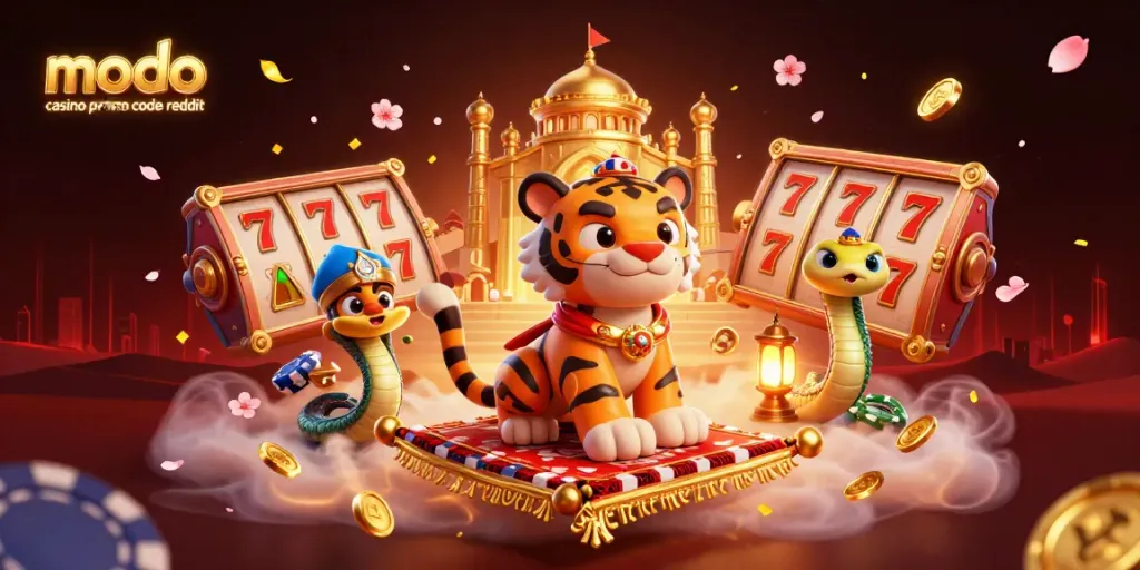 Experience thrilling wins with modo casino promo code reddit in this vibrant 3D casino scene.