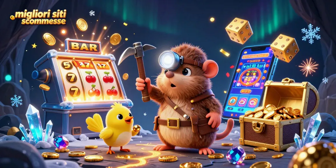 Scommetti sui migliori siti scommesse con un vibrante cacciatore di tesori e simboli di casinò