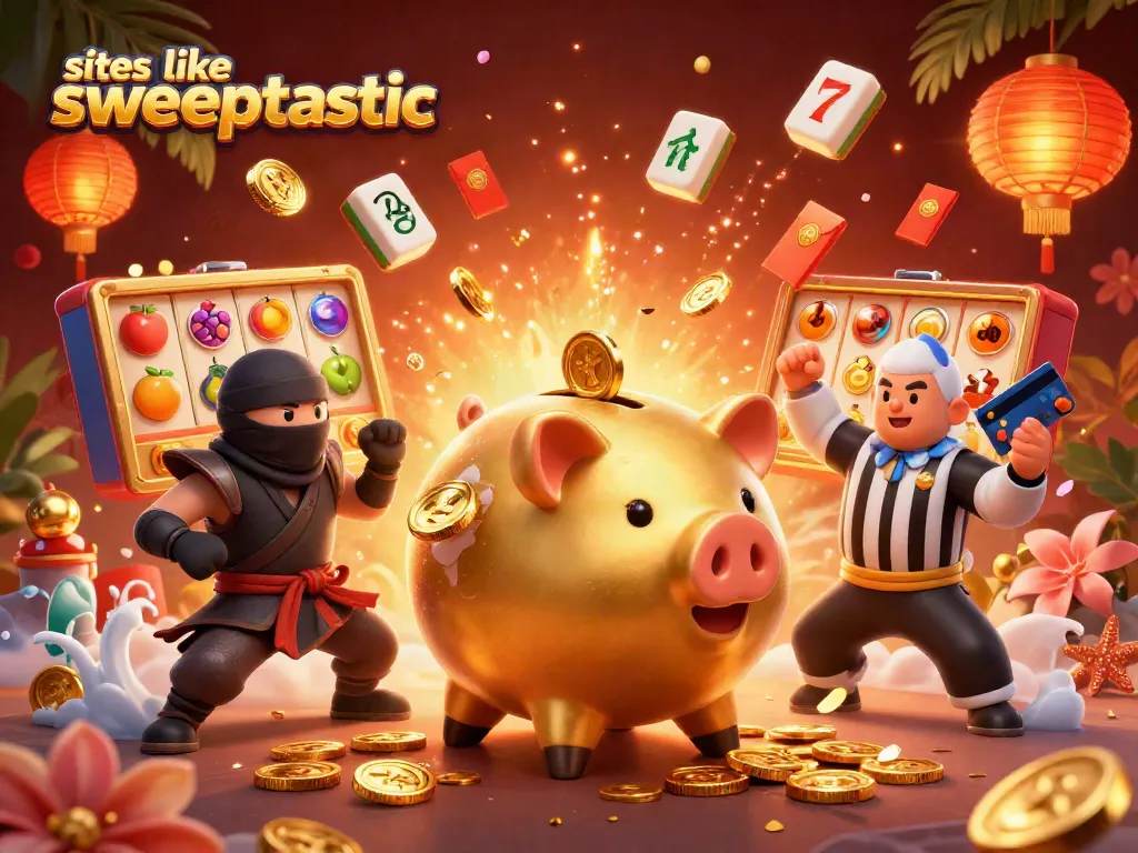 Win big with thrilling sites like sweeptastic featuring vibrant gaming characters and elements!