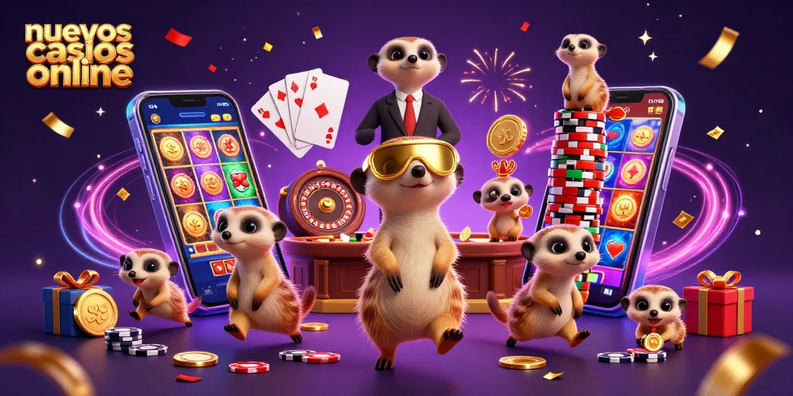 Juego en nuevos casinos online donde los suricatos operan un casino animado y emocionante.