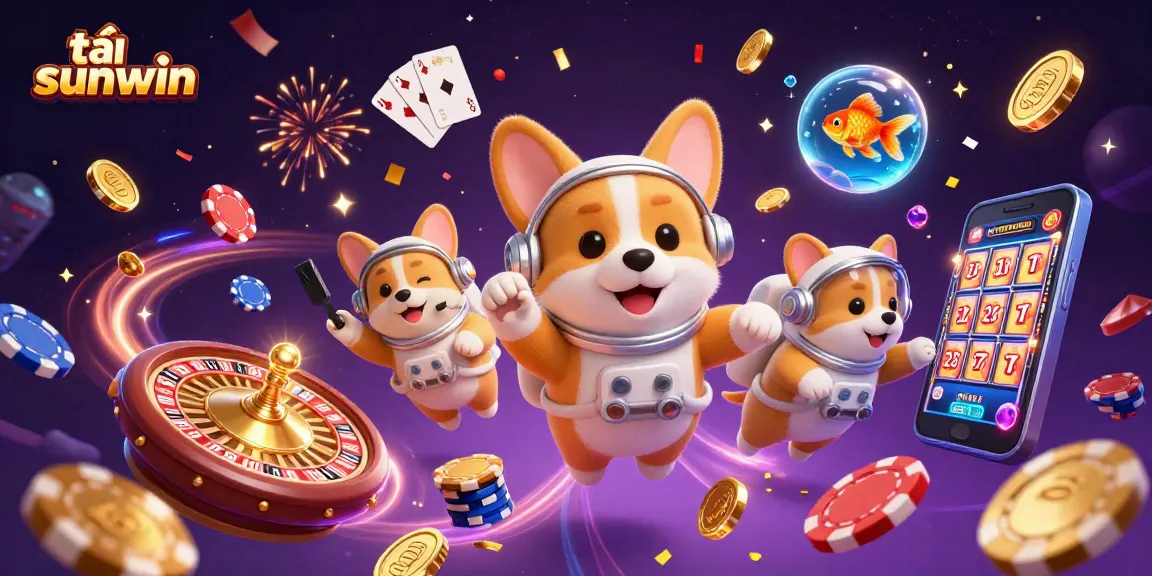 Play "tải sunwin" in an exhilarating space-themed casino with unique characters and game elements.
