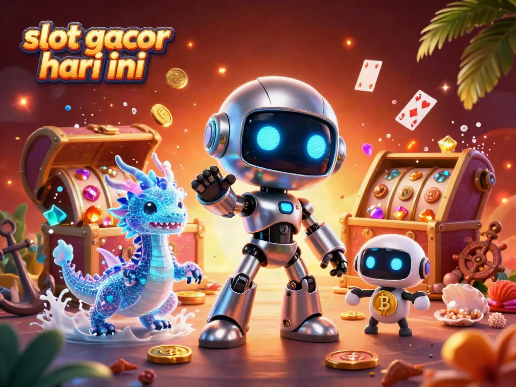 Experience thrilling gameplay with slot gacor hari ini, featuring animated characters and vibrant casino elements.